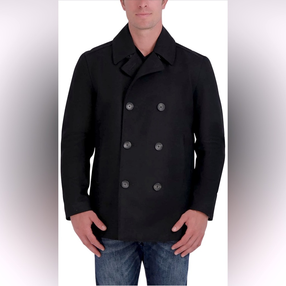 Nautica Men’s Wool Blend Pea Coat